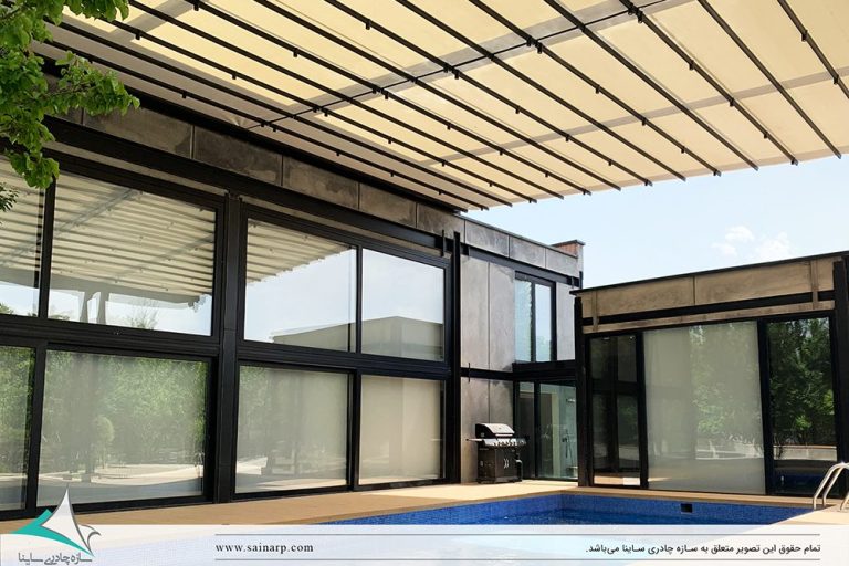 سایبان-متحرک-استخر-ویلا