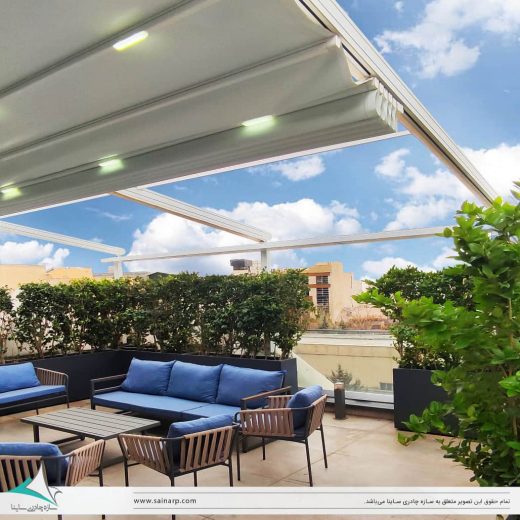 سایبان-برقی-روفگاردن-کلینیک