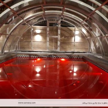 سقف ریلی کردان استخر