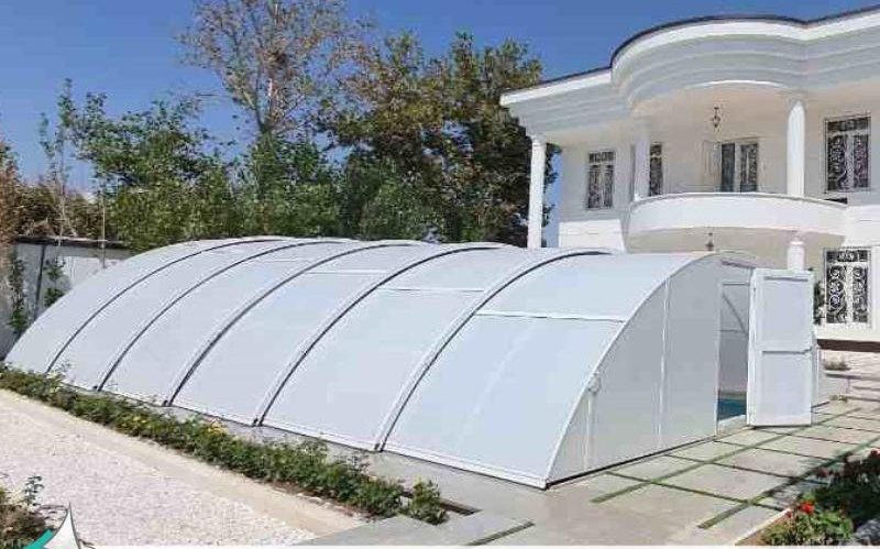 پوشش استخر روباز شهریار