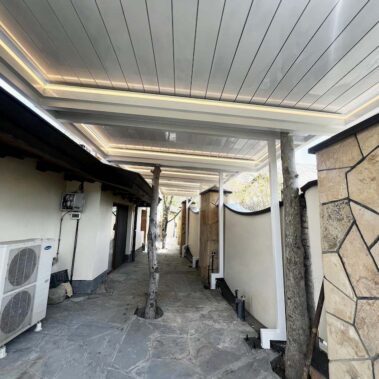 سایبان برقی آلومینیومی1