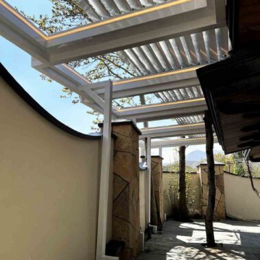 سایبان برقی آلومینیومی2