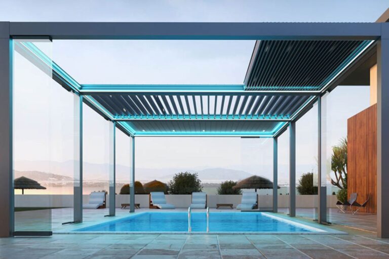 نواع-پوشش-استخر-روباز-وسقف-متحرک-type-of-pool-cover-and-Retractable-Telescopic-Roof