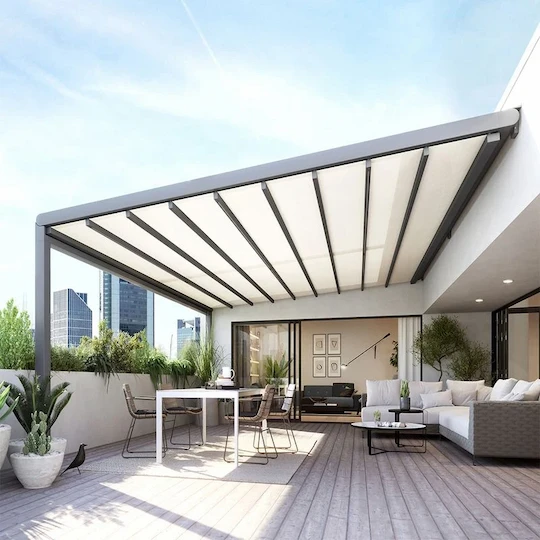 سقف-متحرک-پارچه-ای-برقی-و-جمع-شونده-retractable-awning-system